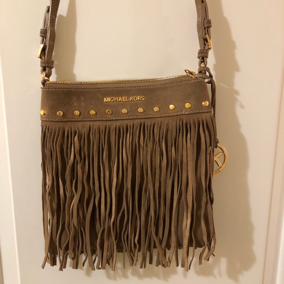 michael kors fringe purse
